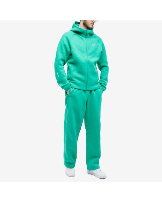 lime green nike tech fleece