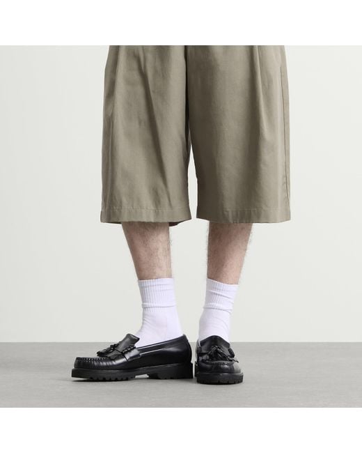 G.H.BASS Black Layton Ii 90S Kiltie Loafer for men