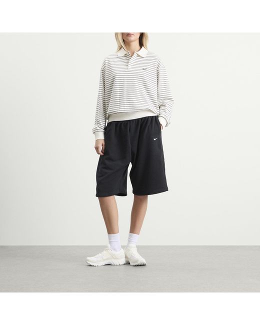 Nike Black Fleece Bermuda Shorts