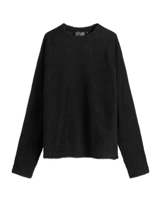 Purple Mountain Observatory Black Polartec Alpha Pullover for men