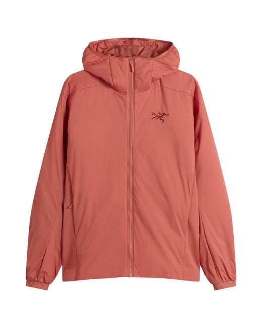 Arc'teryx Pink Atom Hooded Jacket for men