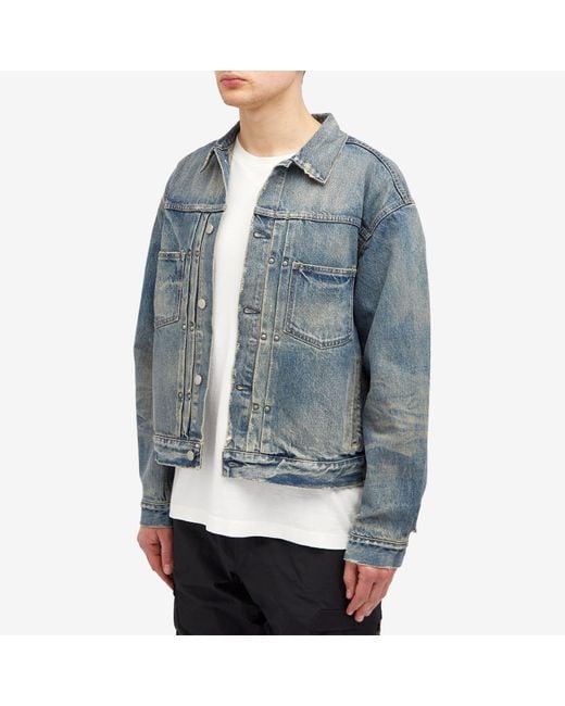 John Elliott Blue Type Ii Thumper Jacket for men