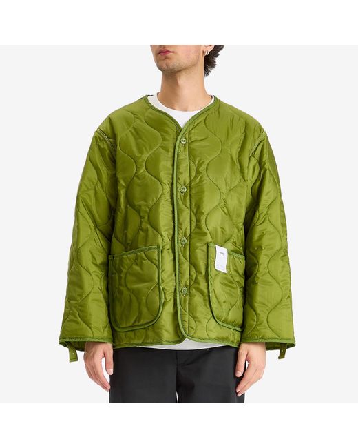 WTAPS Nylon Ripstop Liner Jacket in Green for Men | Lyst