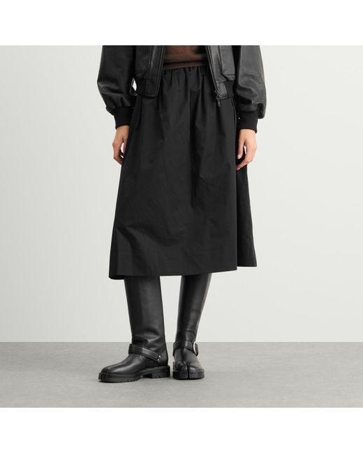 NOTHING WRITTEN Black Leia A-Line Skirt