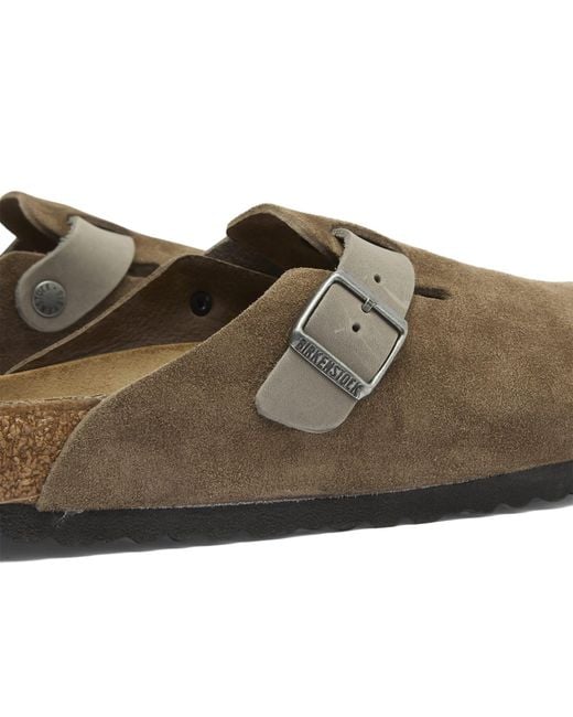 Birkenstock Brown Boston Clog for men