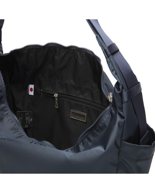 Master Piece Blue Ark Solid Shoulder Bag