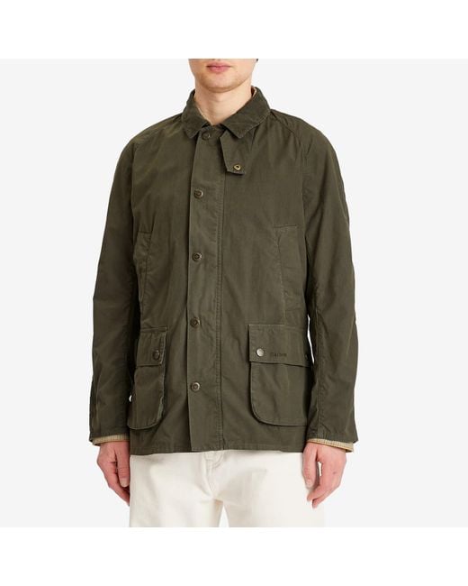 Barbour Green Ashby Casual Jacket for men