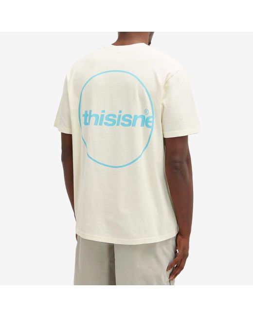 Thisisneverthat Natural C-Logo T-Shirt for men