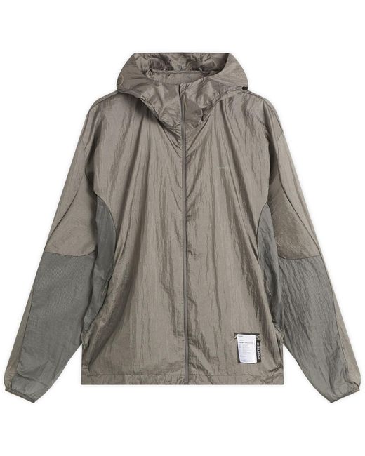 Satisfy Gray Pertex Diamond Windbreaker for men