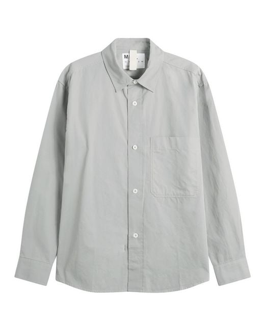 MHL by Margaret Howell Gray Basic Shirt for men