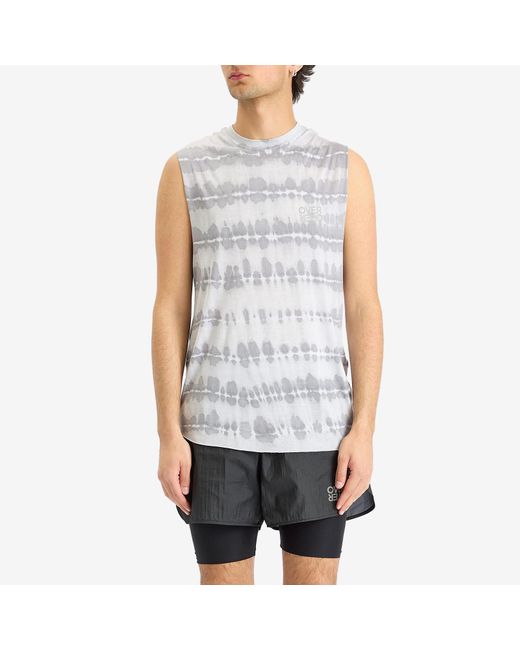 OVER OVER Gray Filagen Easy Sleeveless T-Shirt for men