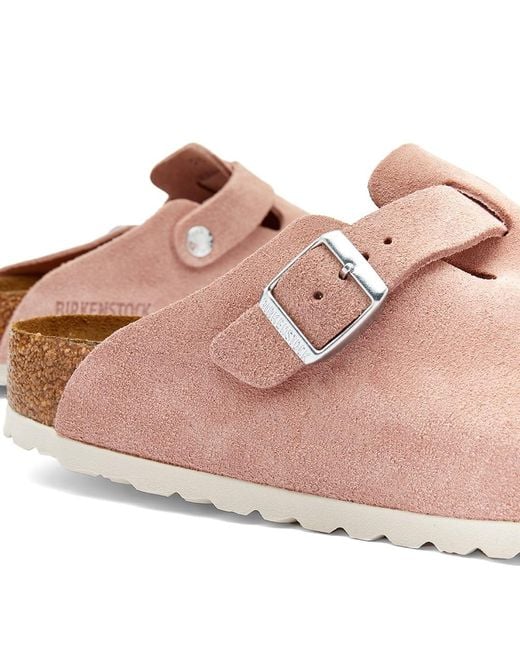 Birkenstock Boston Shearling in Pink Lyst UK