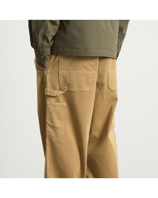 Moncler Natural Gabardine Cotton Trousers for men