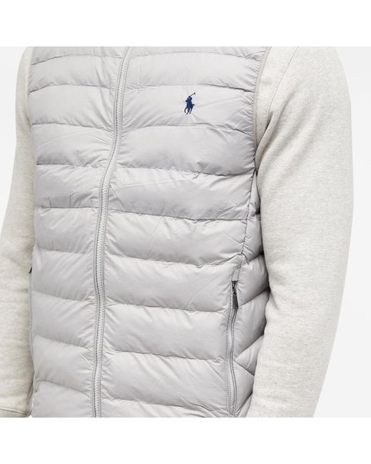 Polo Ralph Lauren Gray Terra Padded Vest for men