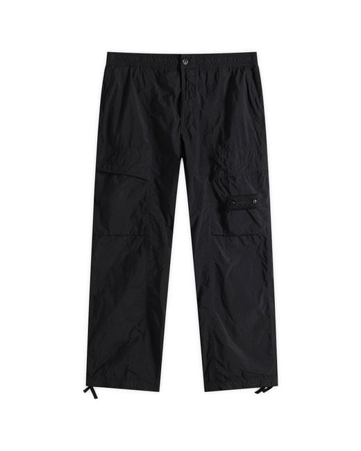 Stone Island Blue Ghost Nylon Smerigliato Cargo Trousers for men
