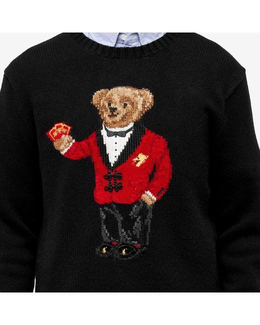 Polo bear jumper on sale mens