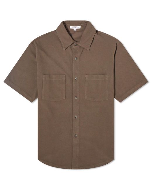 Lady White Co. Brown Lady Co. Pique Work Shirt for men