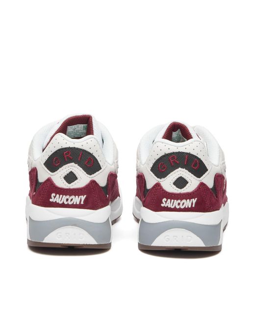 Saucony White Grid Shadow 2 Sneakers for men