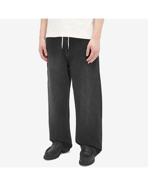 About Blank Gray Straight Leg Denim Jeans for men
