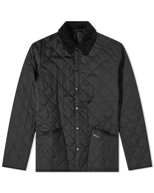 Barbour Black Heritage Liddesdale Quilt Jacket for men