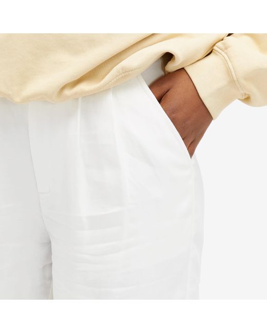 Anine Bing White Carrie Pant
