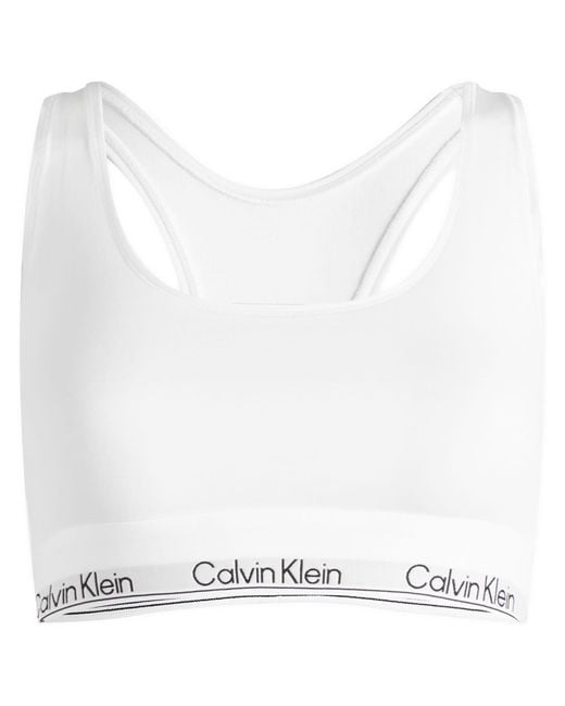 Calvin Klein White Icon Unlined Bralette