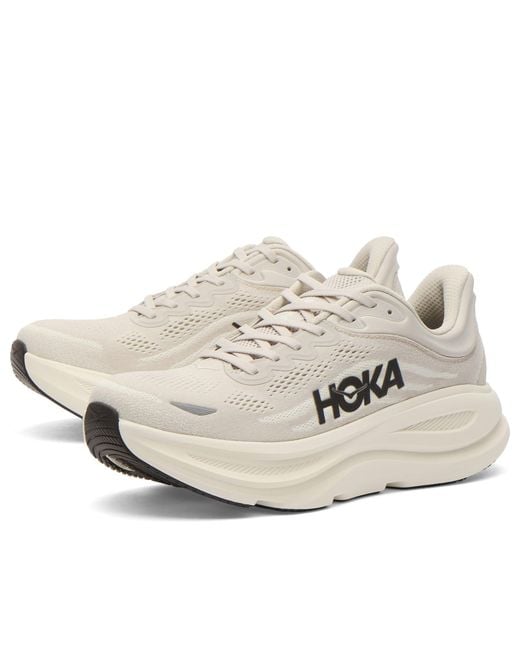 Hoka One One White Bondi 9 Sneaker for men