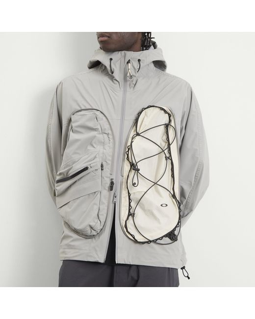 Oakley Gray Latitude Veil Slingpack Jacket for men