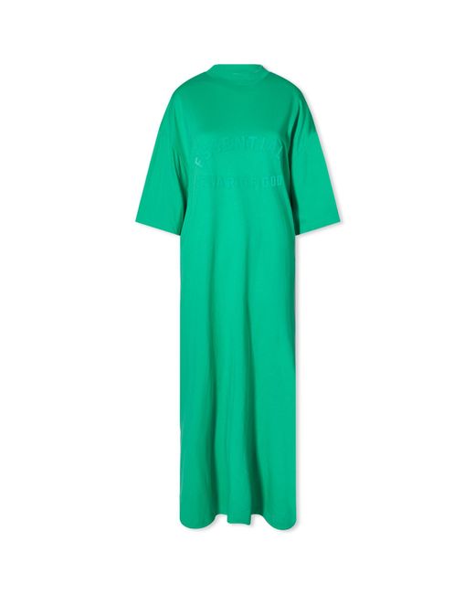 Fear Of God Green 3/4 Sleeve Dress