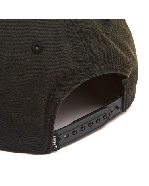 Market Black Call My Lover 5 Panel Cap for men