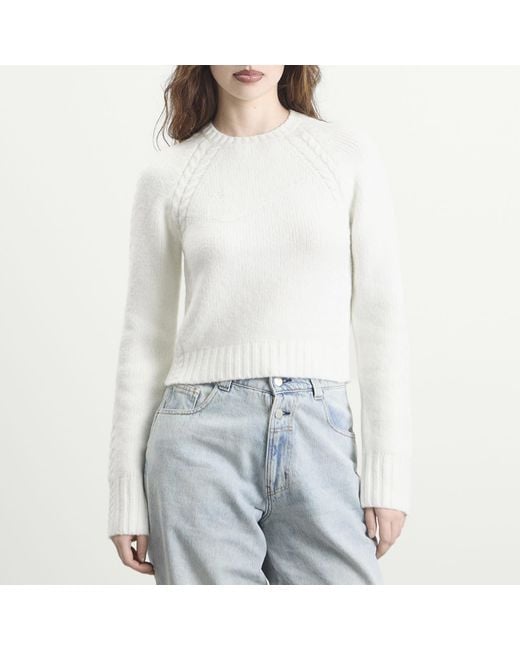 Nike White Nsw Chill Knit Jumper