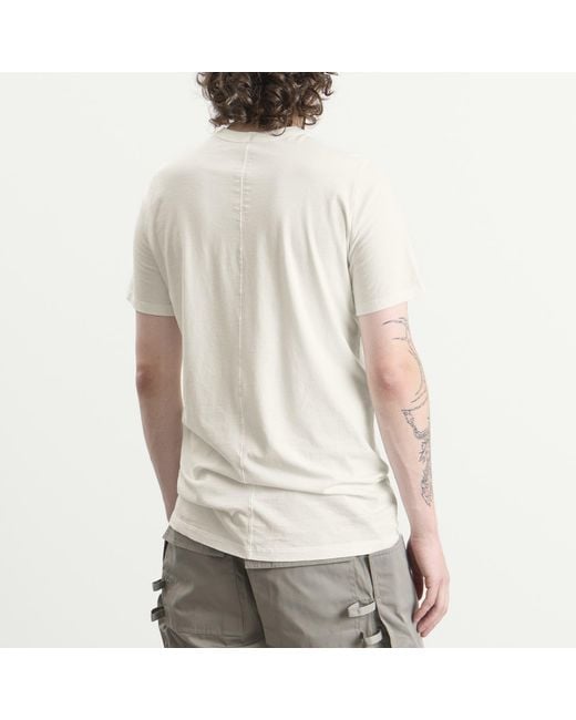 Rick Owens White Level T-Shirt for men