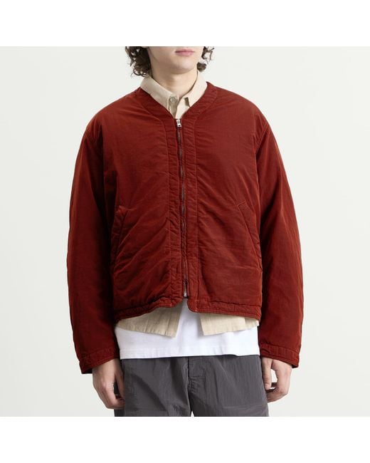 RANRA Red Ascender Canvas Nylon Jacket for men