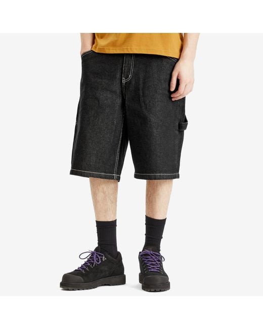 Dime Black Classic Denim Shorts for men