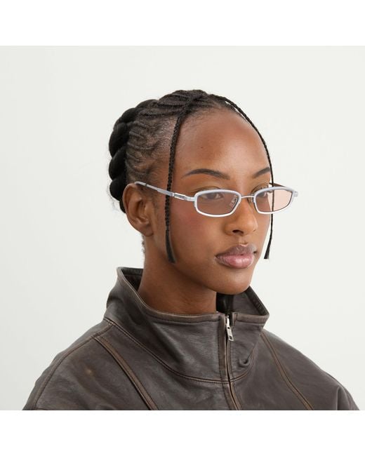 la society White Delta Sunglasses