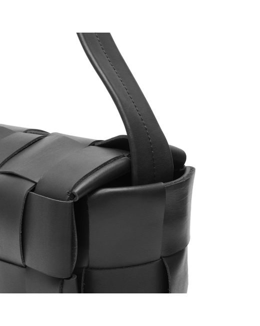 St. Agni Black Woven Envelope Slim Tote