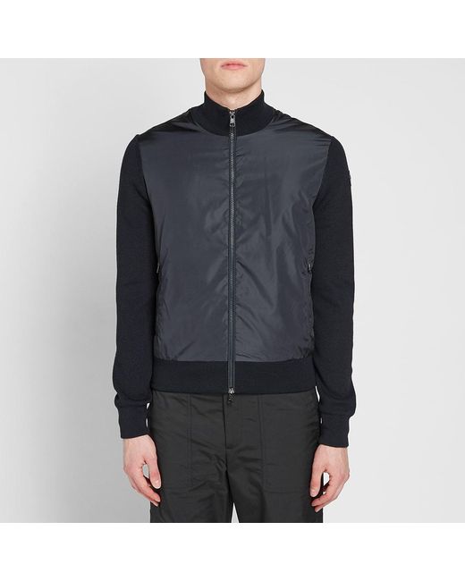 moncler nylon zip jacket