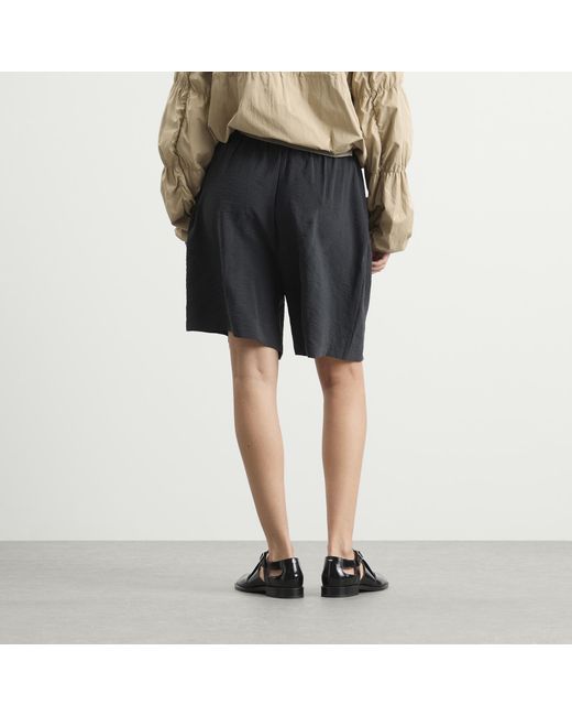 Stel Black Box Pleated Shorts