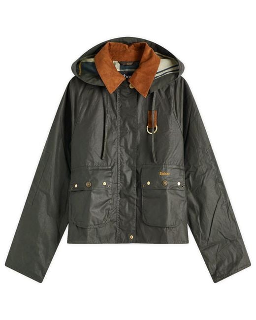 Barbour Green Erma Wax Jacket