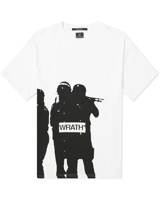 Ksubi X Hidjiworld Wrath Biggie T-shirt White for men