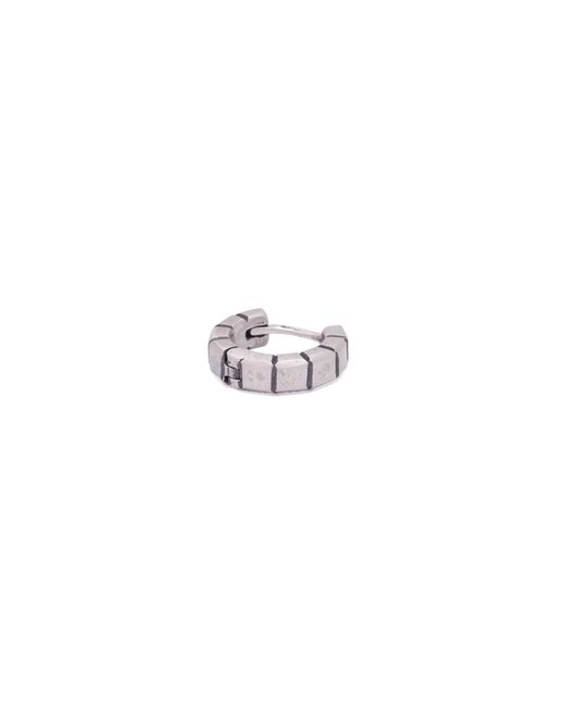 Serge Denimes Metallic Box Earring for men