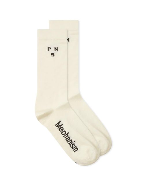 Pas Normal Studios White X Oakley Mechanism Socks for men
