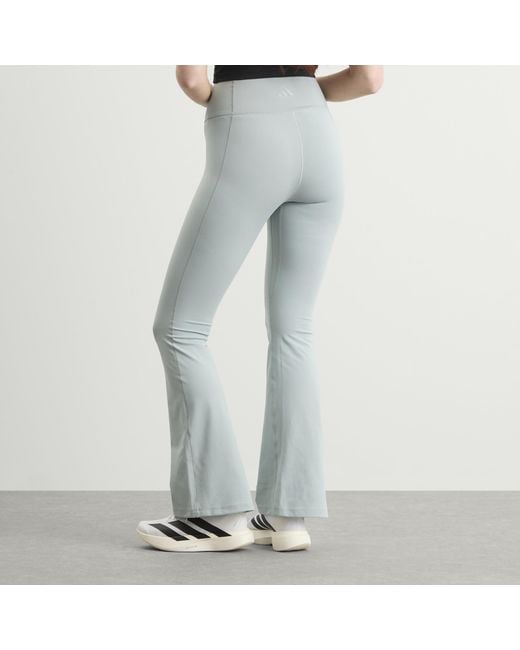 Adidas Blue All Me Flare Leggings