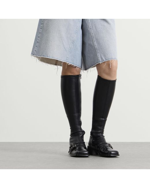 Justine Clenquet Black Andie High Boots