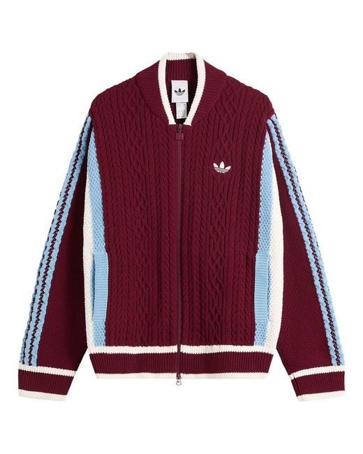 Adidas Red Wicons Cardigan for men