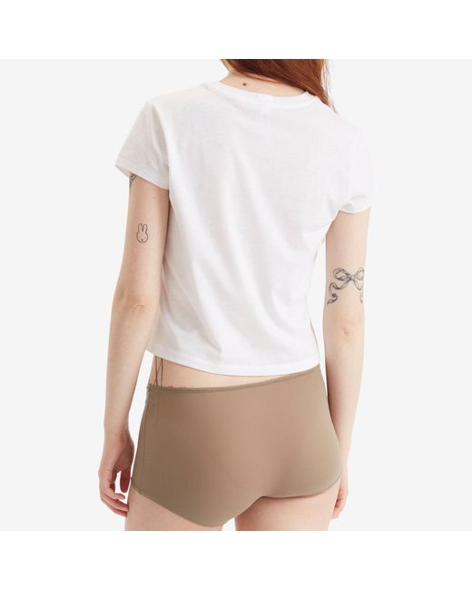Skims Brown Fits Everybody Boyshort Pant