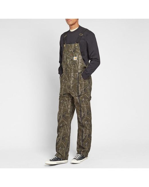 Carhartt WIP Canvas Bib Overall in Green for Men - Lyst