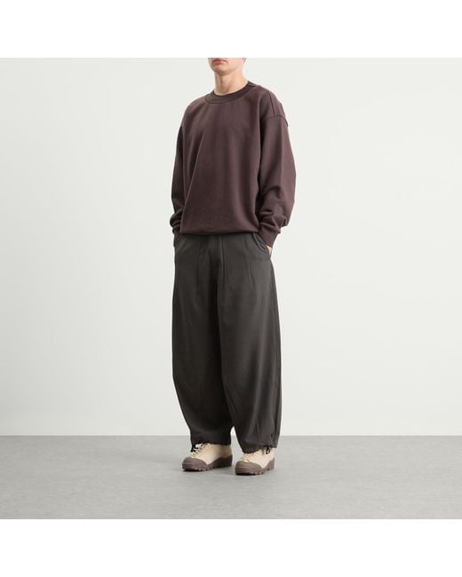 Merely Made Brown Wide Rib Sweatshirt for men