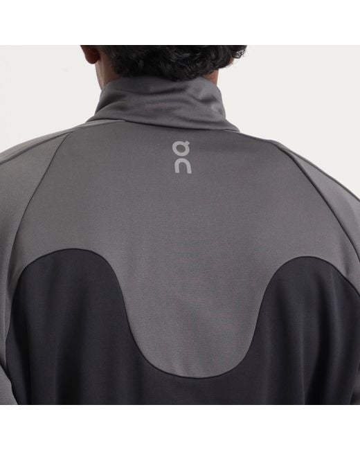 On Shoes Gray Ik Track Jacket for men