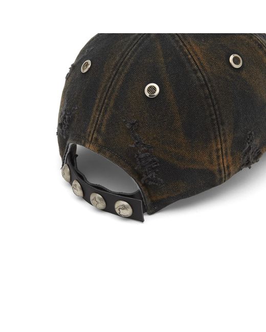 THUG CLUB Black Faded Cap for men